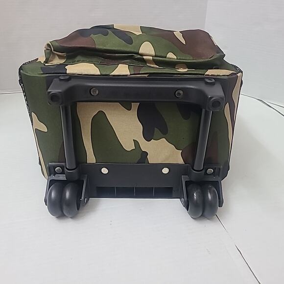 Rockland Double Handle Rolling Backpack, Camouflage, 17-Inch - Picture 6 of 8